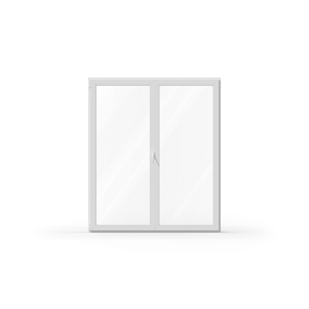 Oscillo‑battant à deux vantaux, ouverture gauche et droite