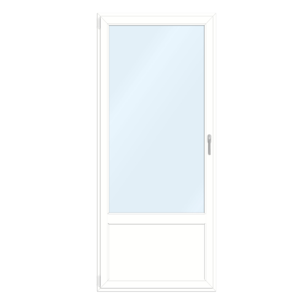 Porte-fenêtre PVC-alu avec soubassement