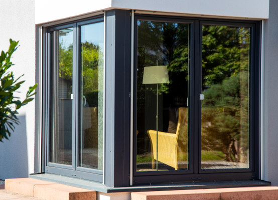 Porte-fenêtre PVC-Alu extérieur