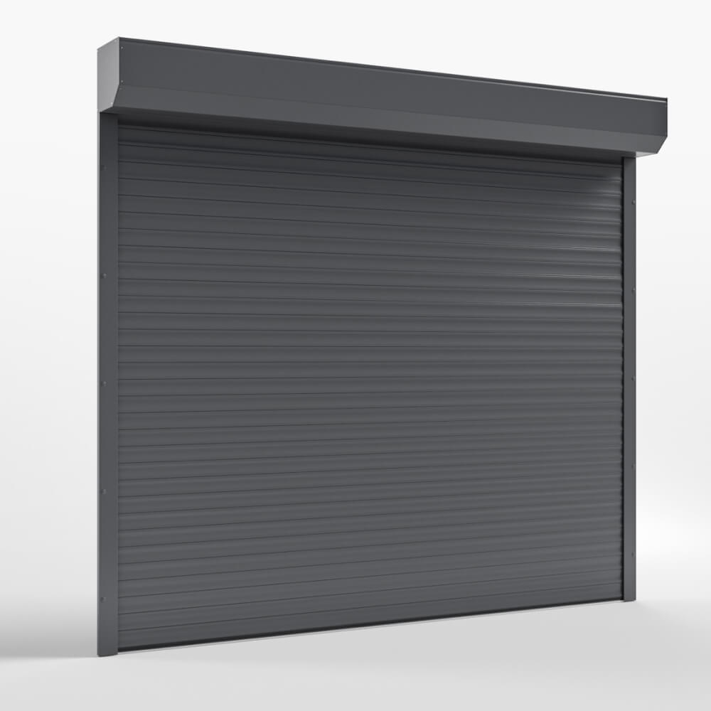 Porte enroulable Comfort gris anthracite