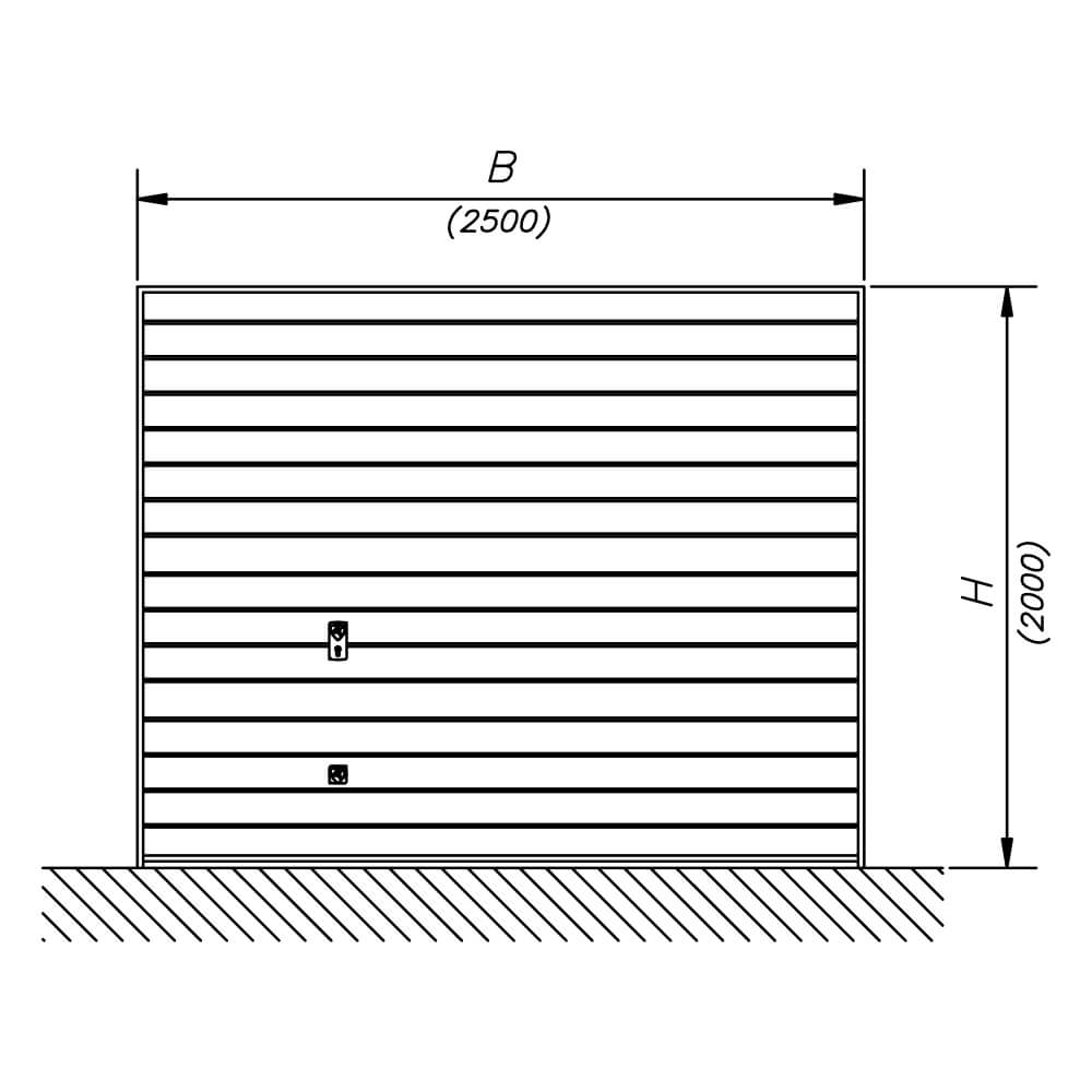 Vue extérieure : croquis d'architecture