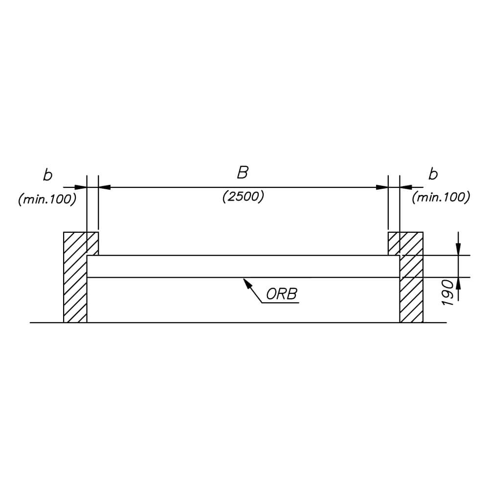 Coupe transversale bb : croquis de construction