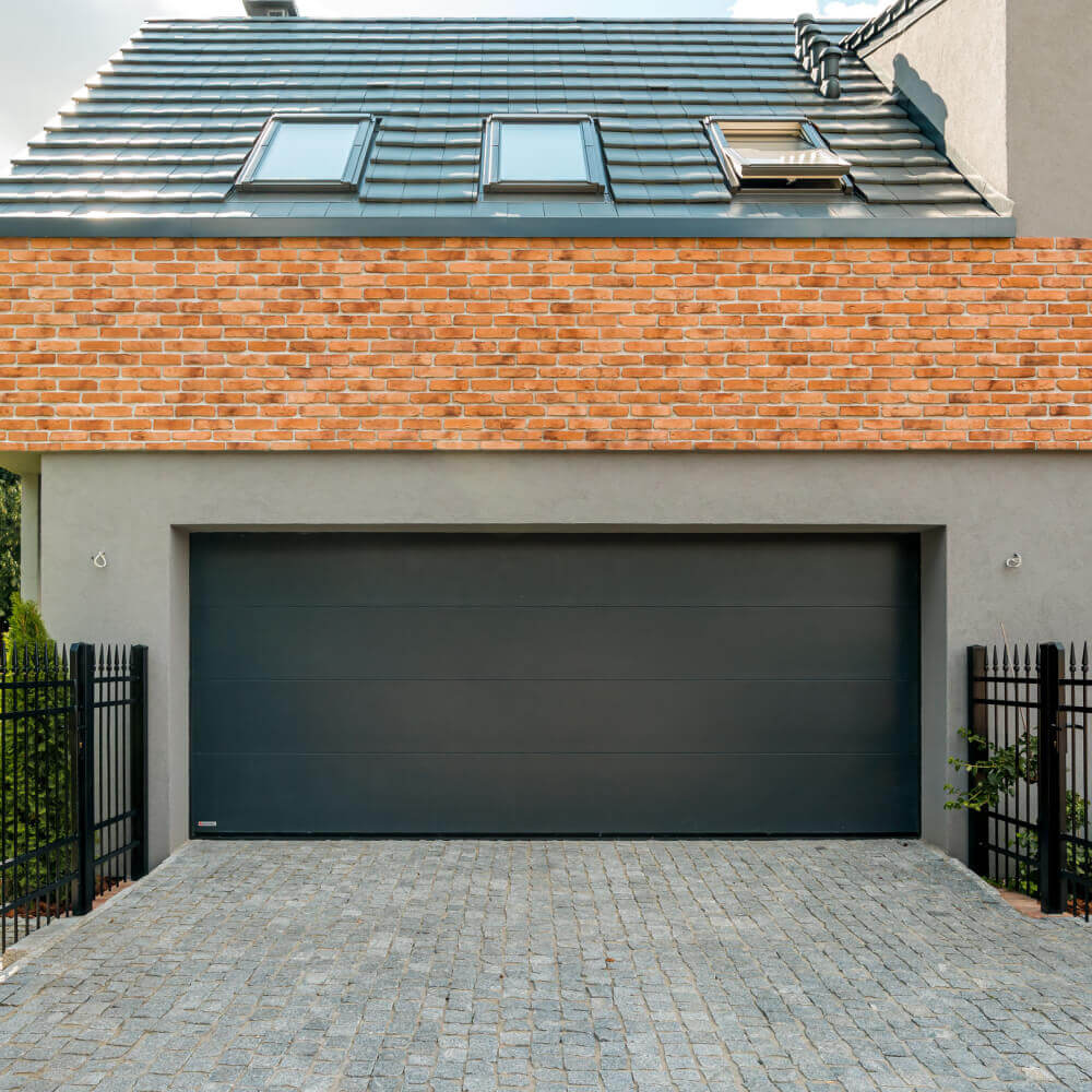 Porte de garage anthracite