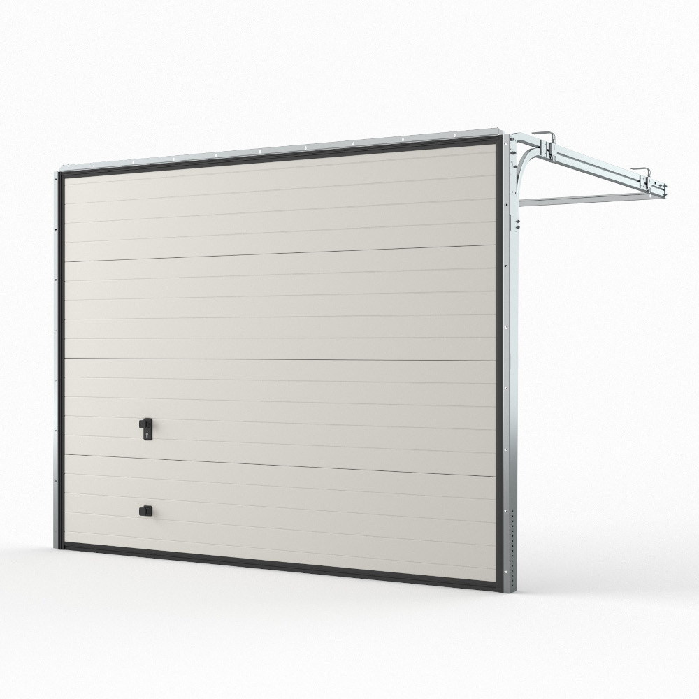 Porte de garage Basic en blanc RAL 9016