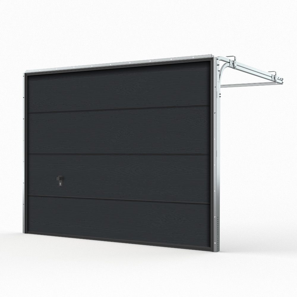 Porte de garage gris anthracite