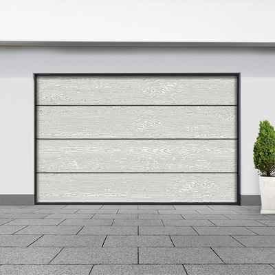 Porte de garage blanche RAL 9003