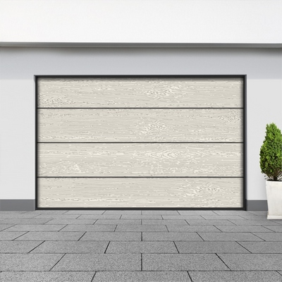 Porte de garage blanche RAL 9010