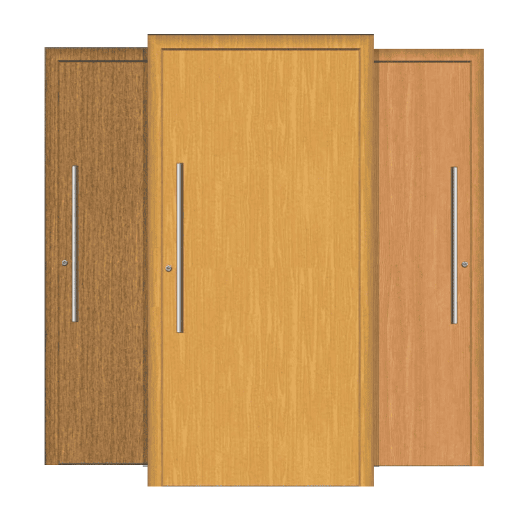 Coloris de portes d'entrée en bois