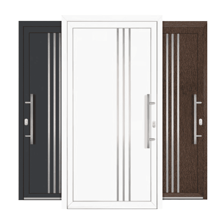 Coloris de portes PVC