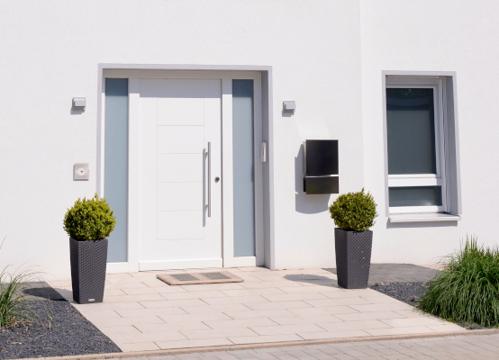 Porte d'entrée PVC