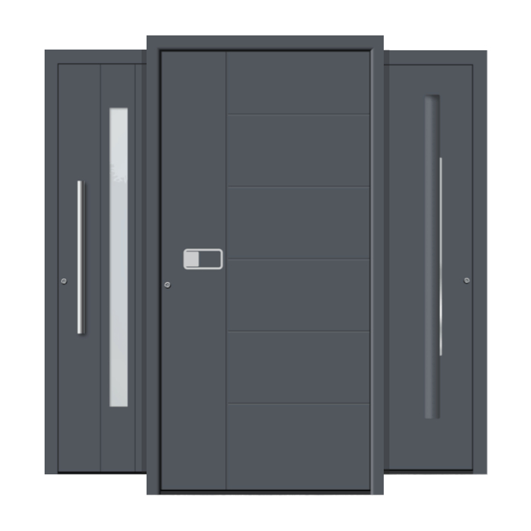 Porte d'entrée contemporaine