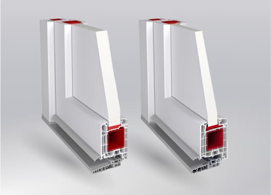 Profilés de portes d'entrée PVC