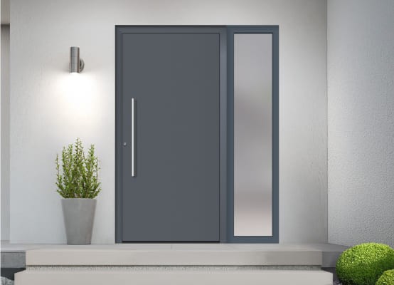 Porte d'entrée avec tierce