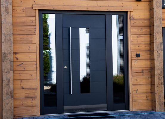 Porte d'entree PVC ou alu