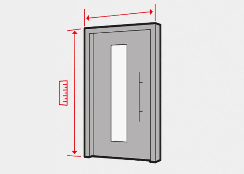 Porte d'entrée sur mesure