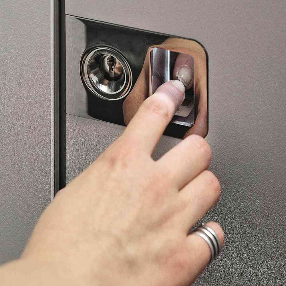 systeme empreinte digitale porte entree