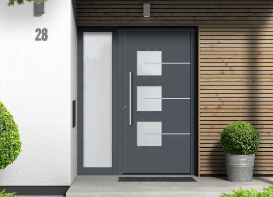 avantages porte d'entrée alu
