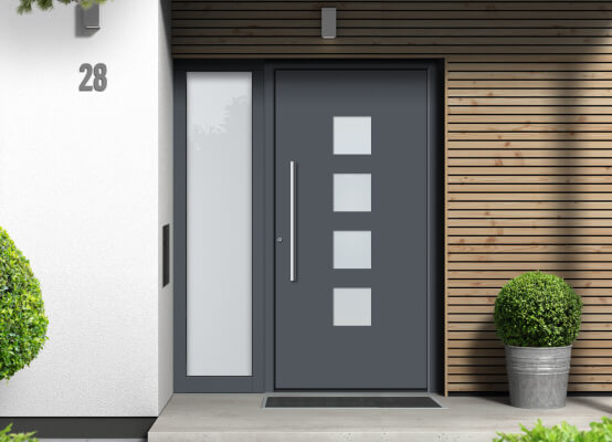 avantages porte d'entrée alu