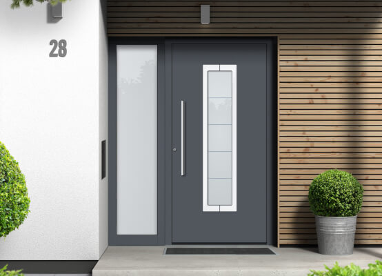avantages porte d'entrée alu