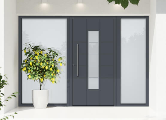porte d'entrée alu