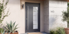 Porte d'entrée en aluminium Schüco