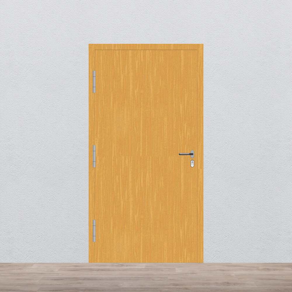 Porte d'entrée Herve en sapin - vue intérieure