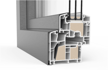 porte-fenêtre aluplast Twinset 8000ED