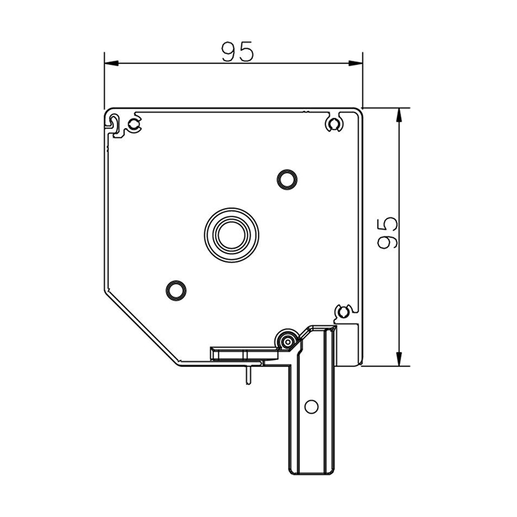 Caisson 95 x 95 mm
