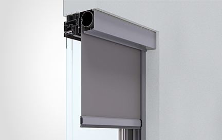 Store enrouleur extérieur rectangulaire 90°