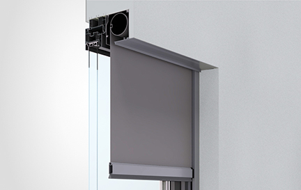 Store enrouleur extérieur sous enduit