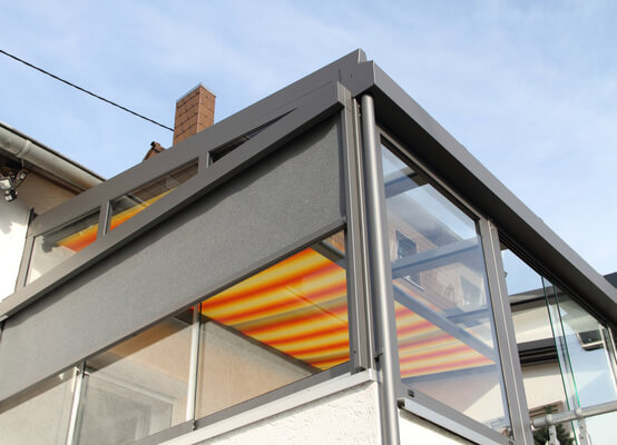 Store vertical extérieur résistant au vent