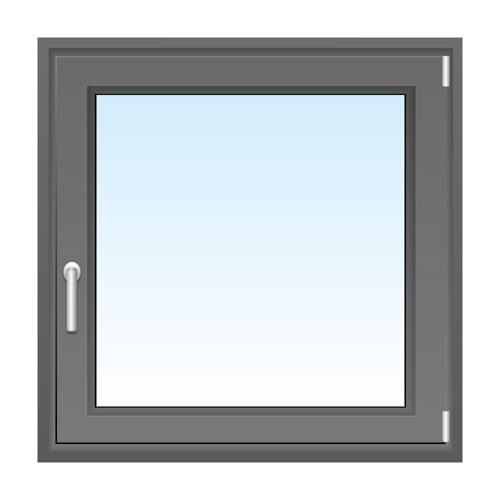 Fenêtre PVC gris