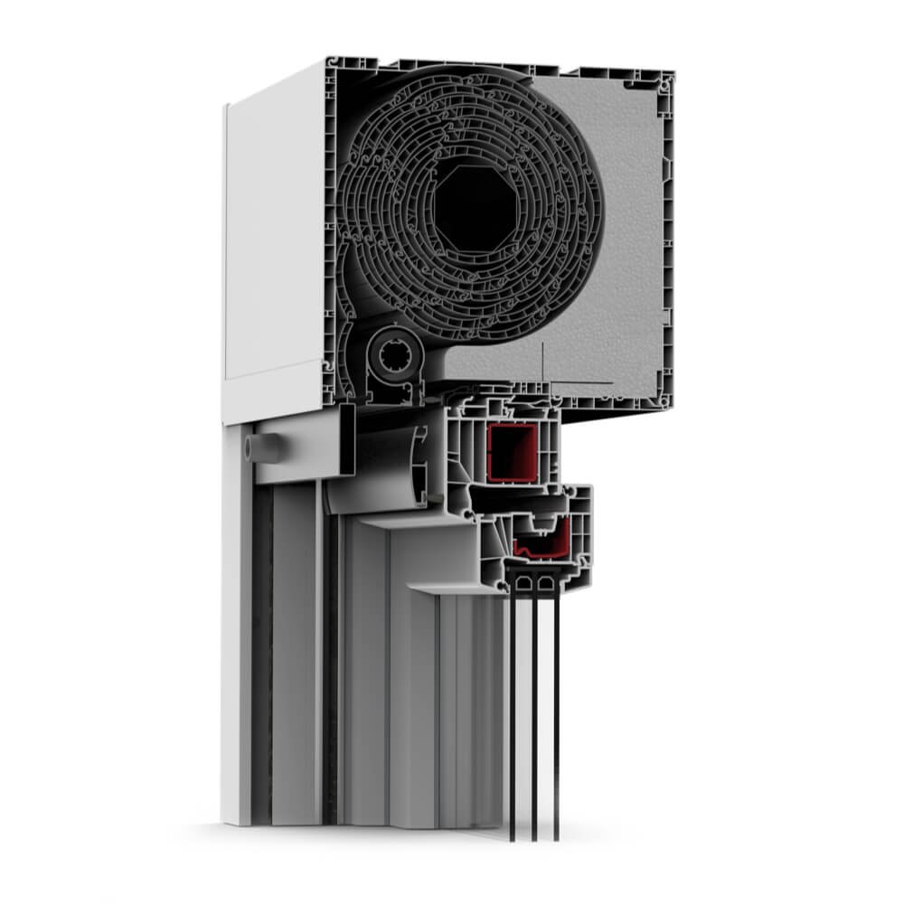 Volet roulant intégré Basic - détail caisson