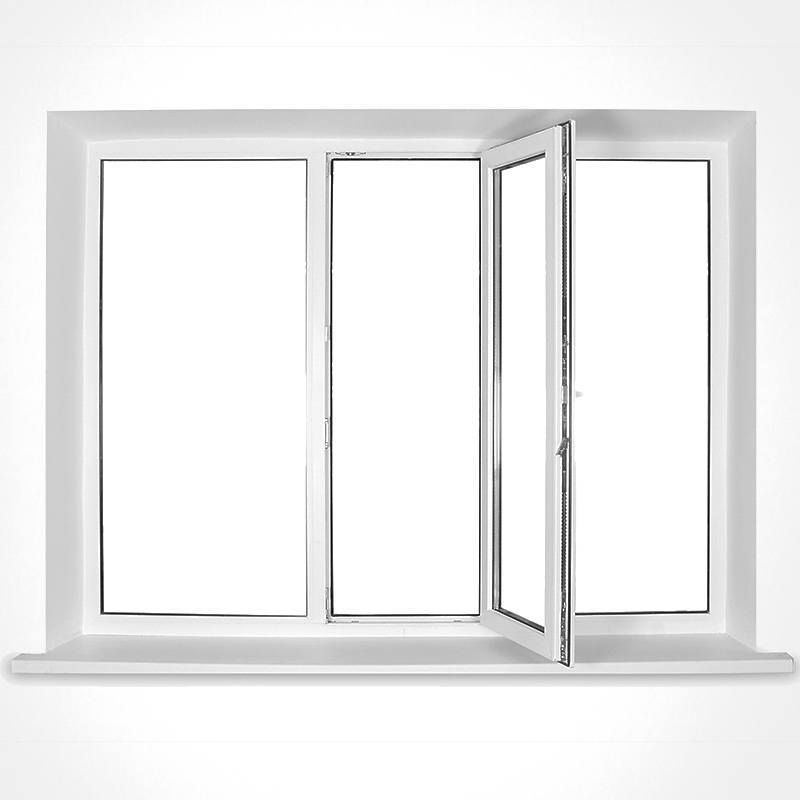 Fenêtre en PVC à 3 vantaux