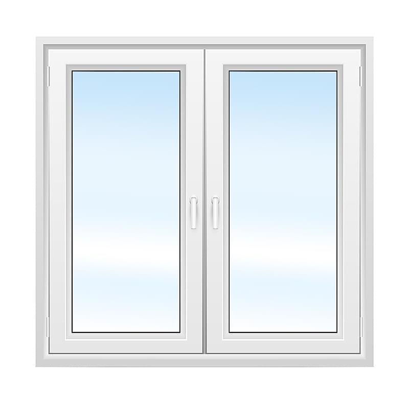 Fenêtre blanche en PVC modèle standard