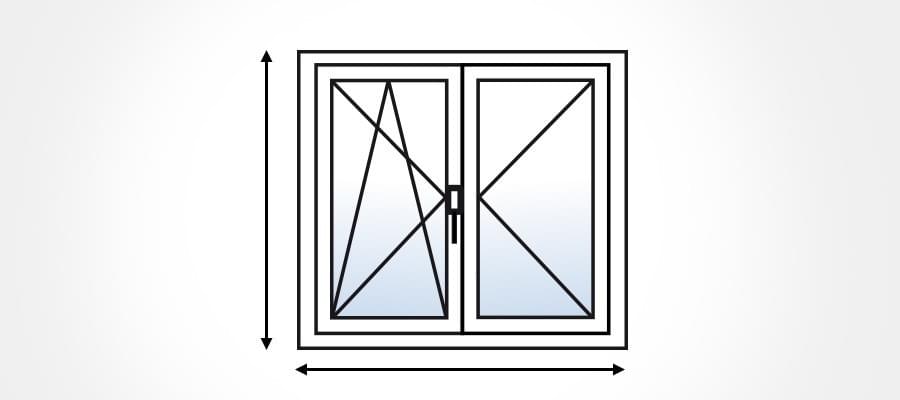 Dimensions d'une fenêtre standard en PVC