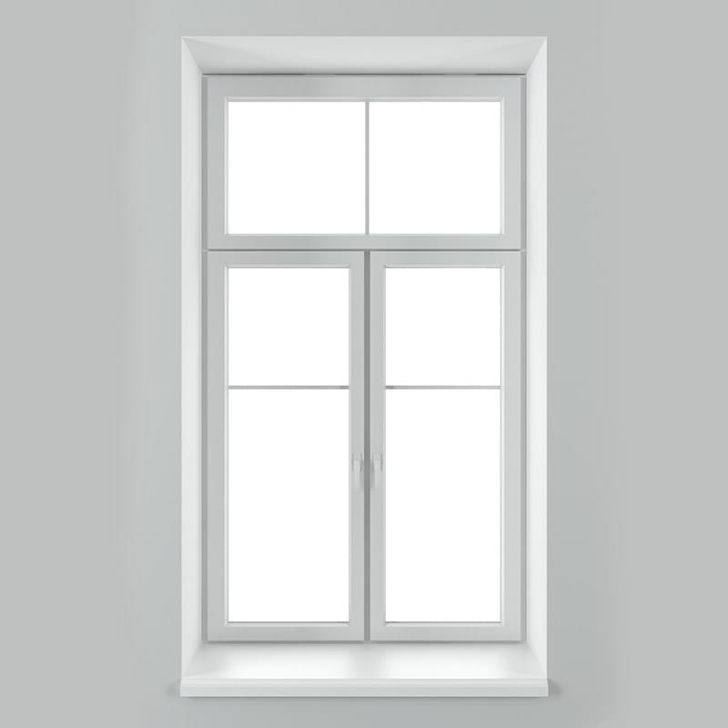 Fenêtre avec partie fixe