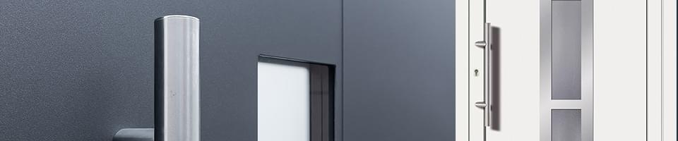 Porte d'entree PVC ou alu