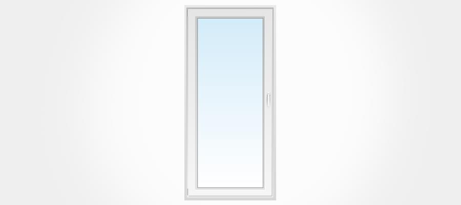 Porte-fenêtre standard en PVC