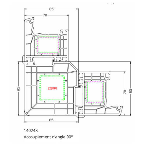 Accouplement d’angle