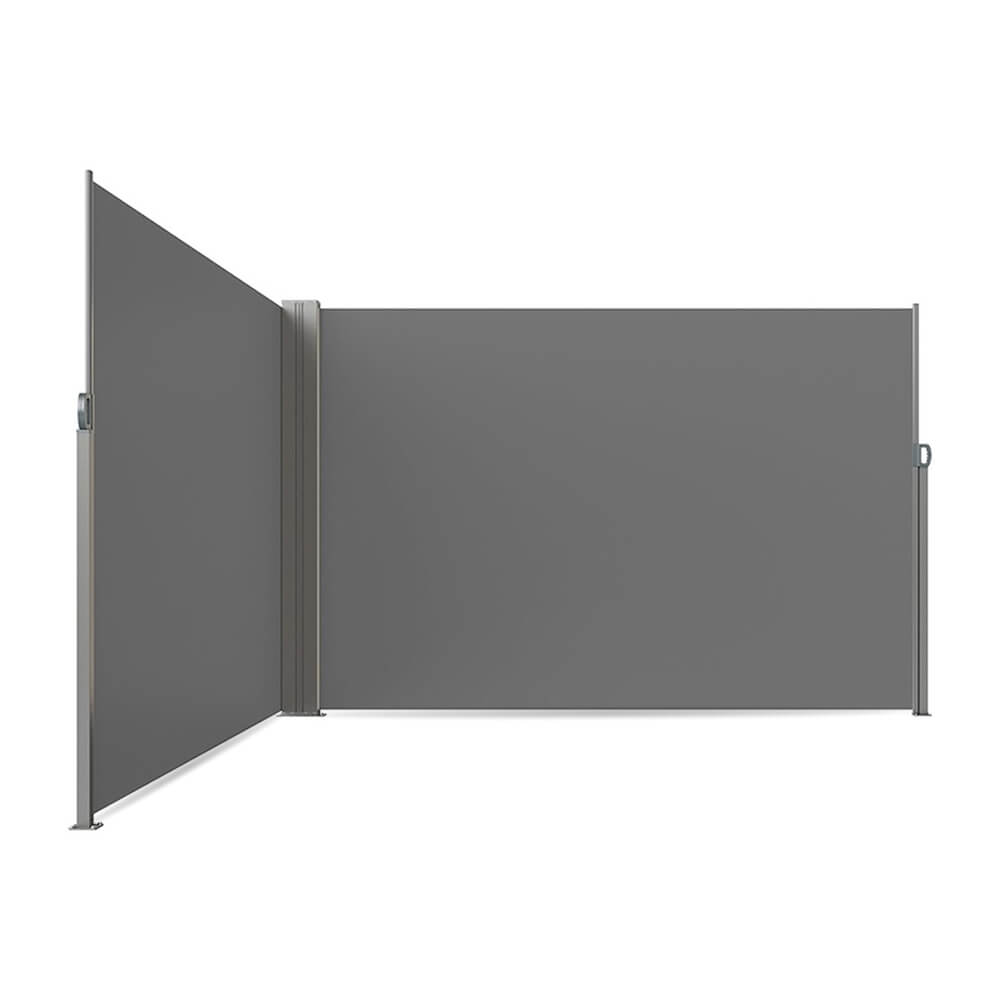 Brise-vue rétractable d'angle 180x620